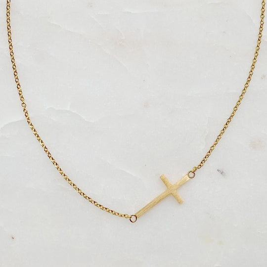 Kayla Cross Necklace-2